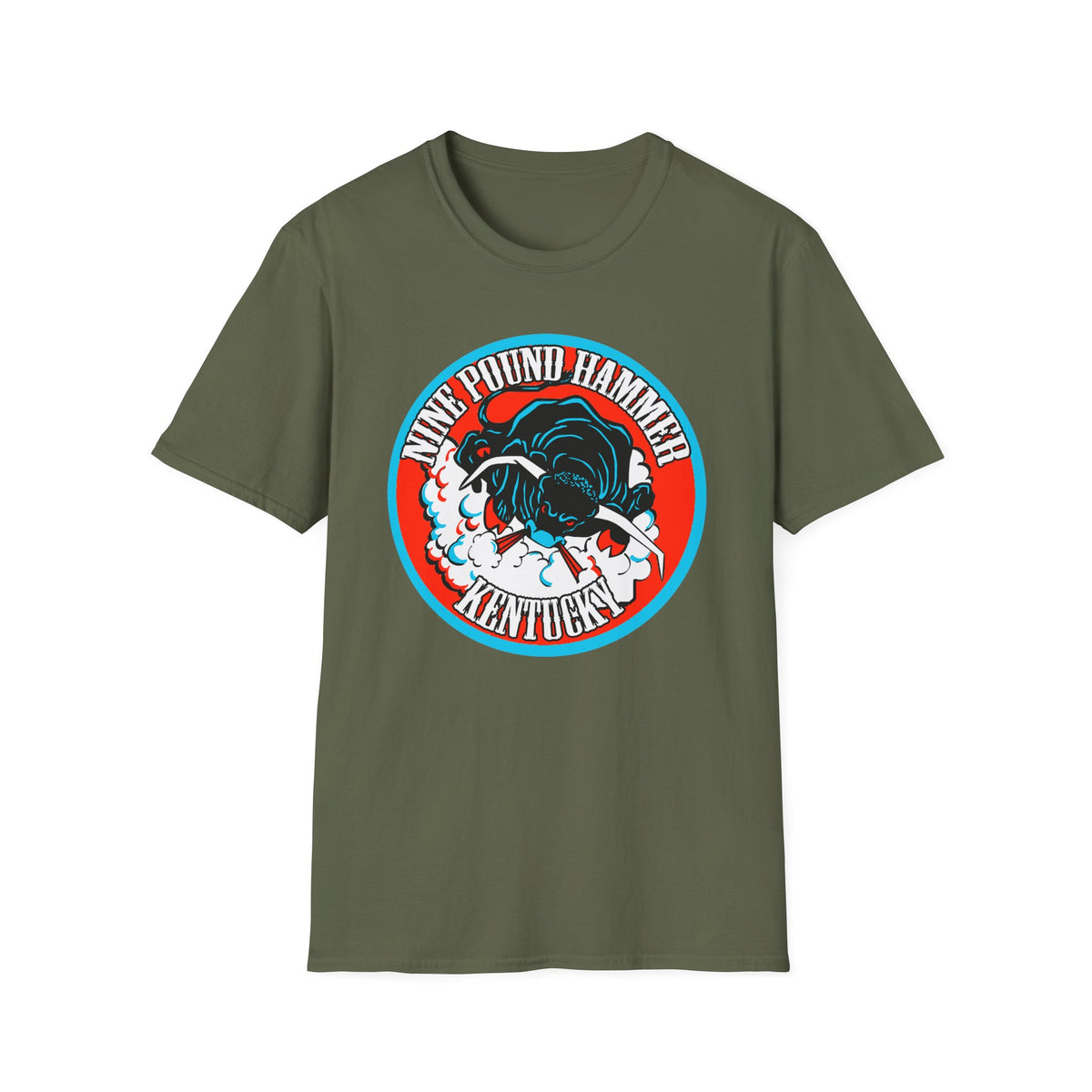 NINE POUND HAMMER LOGO Unisex Softstyle T-Shirt